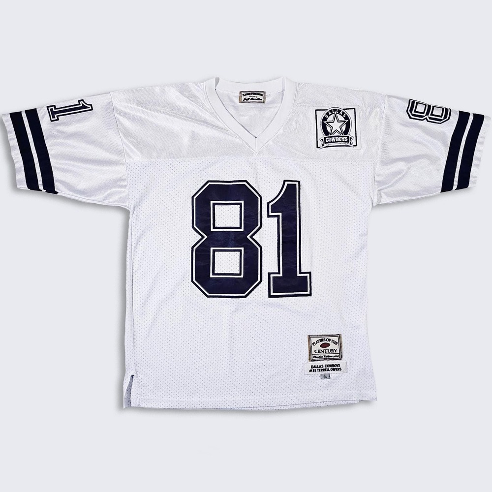 Dallas Cowboys Vintage Terrell Owens Jeff Hamilton Football Jersey